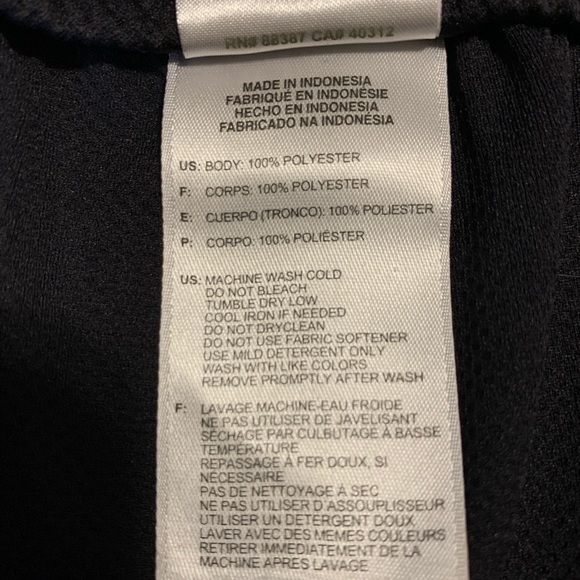 Adidas Women 3 Stripes Black & White Sports Shorts - Picture 8 of 8